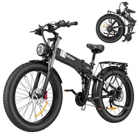 Ridstar H26 Pro Electric Bike 48V 23AH Removable Battery 26*4Fat Tire Folding Ebike Mountain Electric Bicycles Adults