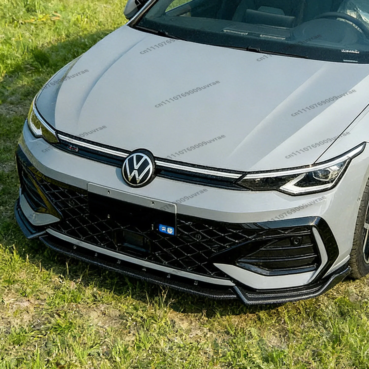 

For VW Golf MK8.5 GTI Max Style Front Bumper Lip Spoiler Splitter Diffuser MK8.5 GTI GTE 2025 2026 Facelift Bodykits Tuning