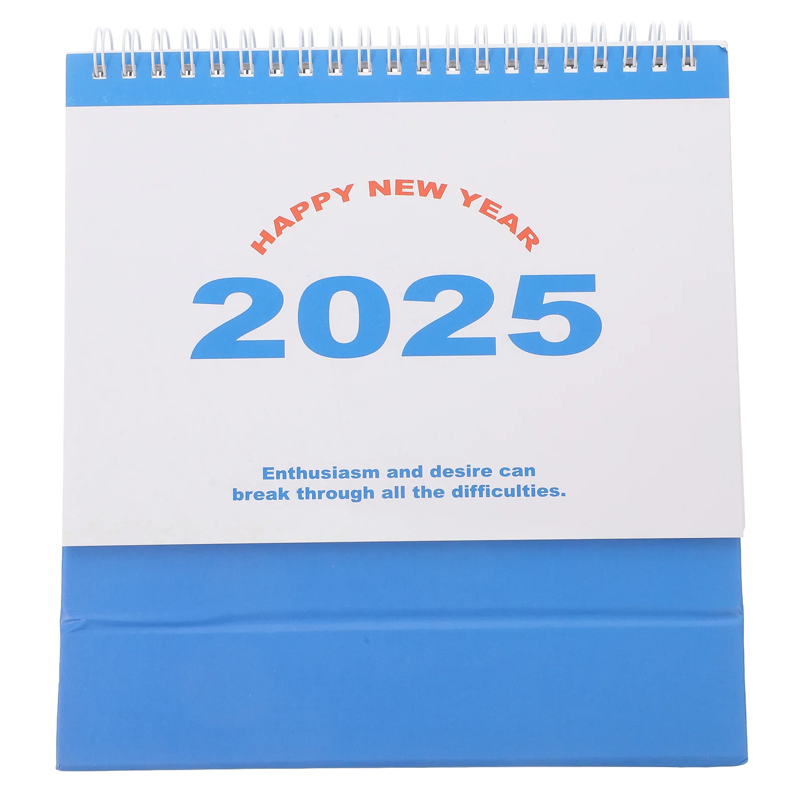 

Минималистичный стол 2025, откидной дизайн, металлическое кольцо, переплет, портативный маленький календарь для офиса, дома, школы, стоячий настольный планировщик