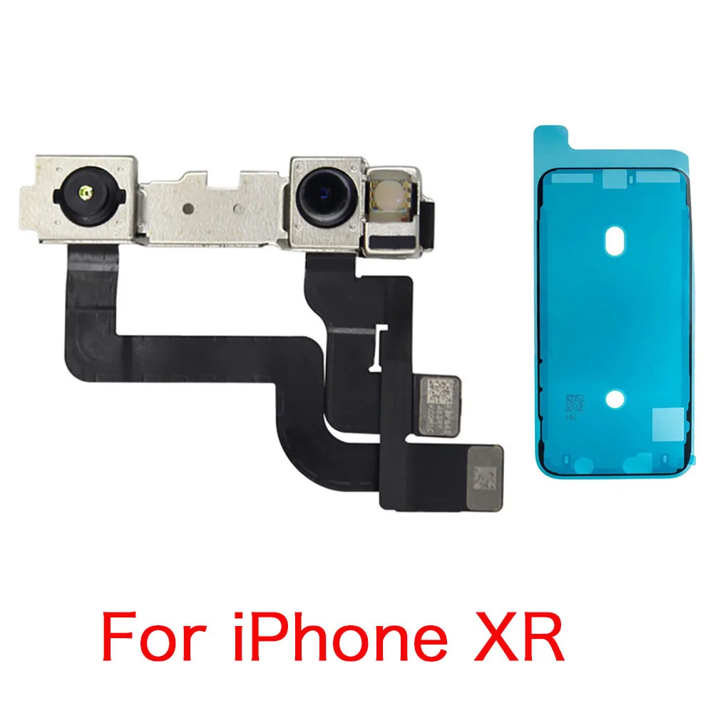 Front Camera Flex Cable For iPhone X XR XS Max Replacement With Screen Waterproof Tape NO Face ID