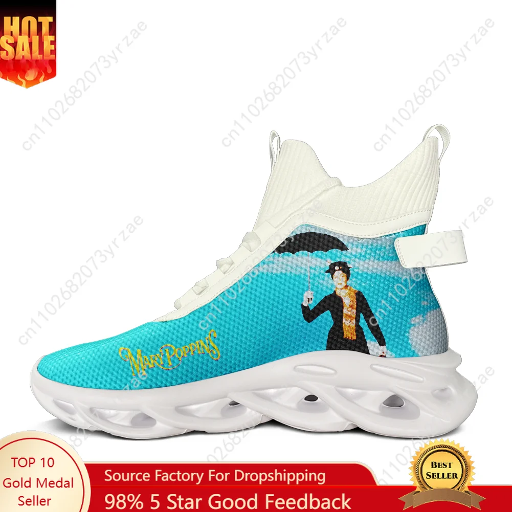 

Mary-Poppins High Top Flats Sneakers Mens Womens Teenager Sneaker High Quality Personalized Fashion Casual Shoe Custom Shoes