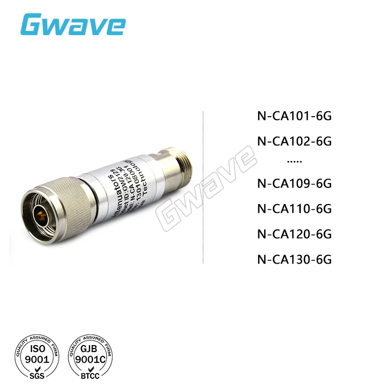 N-type Fixed Attenuator/2W/1-30dB/DC-6GHz