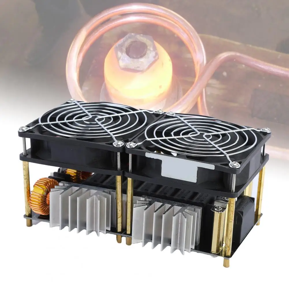 Practical Driver Heater Safe Heating Board 12V-48V ZVS Coil Induction Heater Low Noise