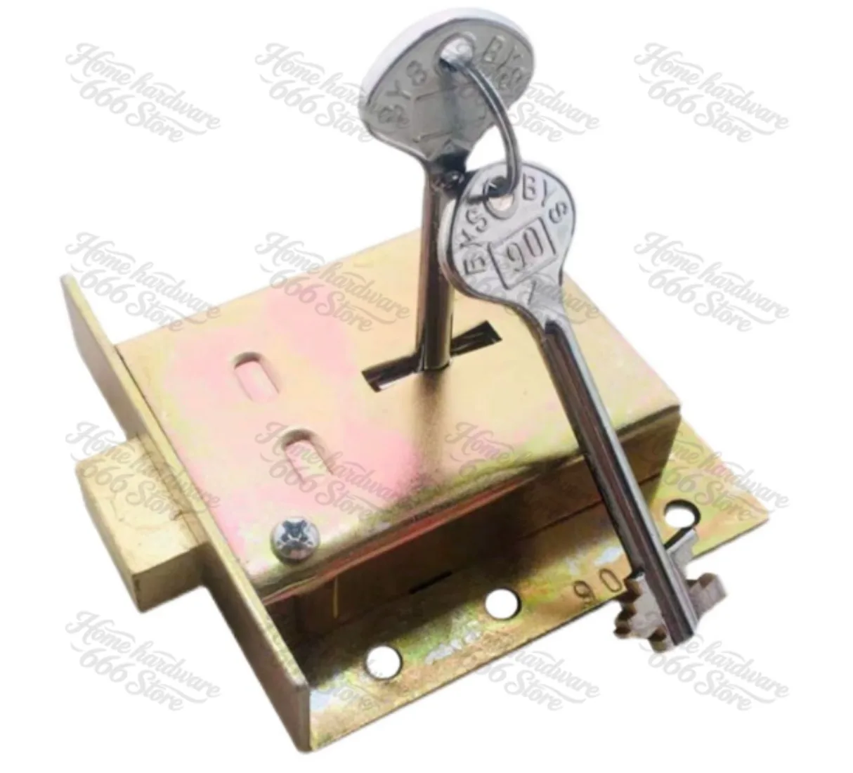 Suitable for Small Vault Safe Deposit Box Office Furniture Safe Flagpole Blade Lock Anti-theft Door Lock