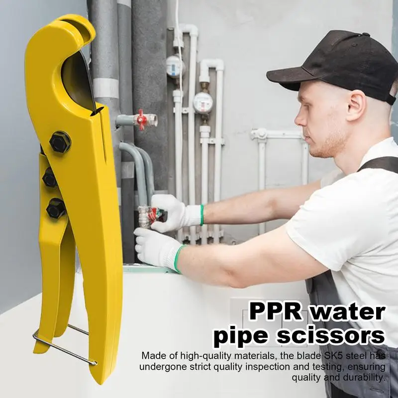 PVC Cutter Tool PPR Water Pipe Scissors Tube And Hose Cutter Durable Fast Pipe And Tube Cutter For PVC Plumbers Home Repairs