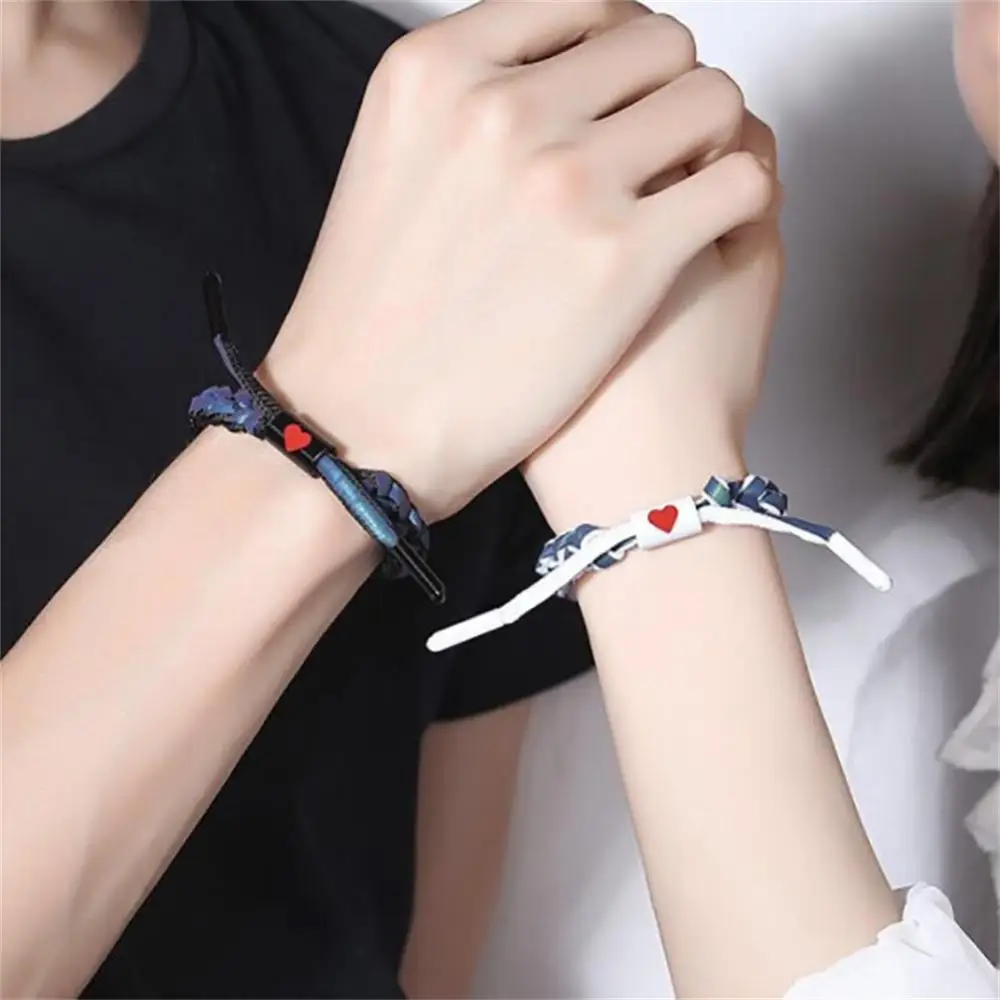 Lovers Woven Bracelet Couple Lesbians Gay Bisexuals Friendship Pride Bracelets Wristband Valentine's Day Gift Jewelry Accessorie