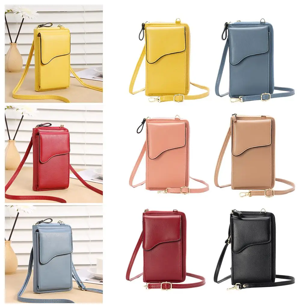 Small Shoulder Crossbody Bag Phone Purse Wallet with Slots Keys Holder for Women