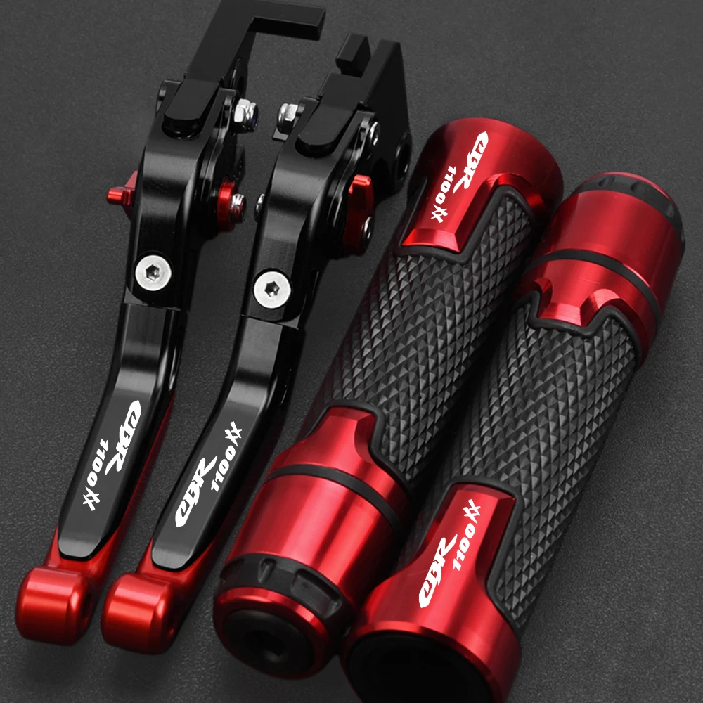 

Motorcycle Accessories Brake Clutch Levers Handlebar Grips FOR HONDA CBR1100XX CBR 1100XX CBR 1100 XX 1997-2007 2006 2005 2004