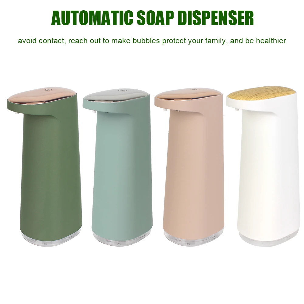 For Bathroom Kitchen USB Rechargeable 450ML Automatic Hand Free Portable Foam Liquid Soap Dispenser Foaming Touchless