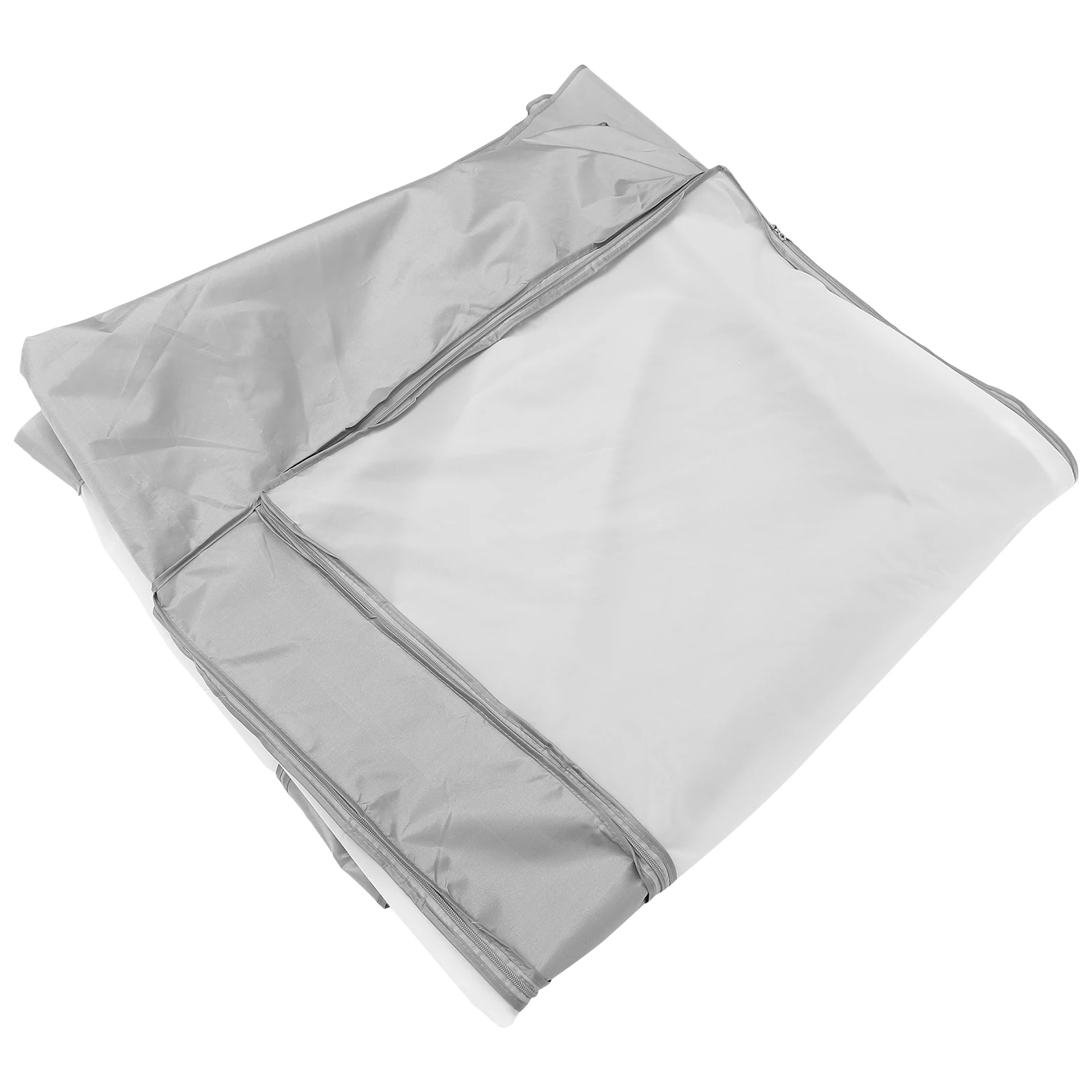 

Dust Cover Moisture Waterproof Oxford Clothes Rack Clear Wardrobe Cover Seasonal Clothing Protector Storage Helper