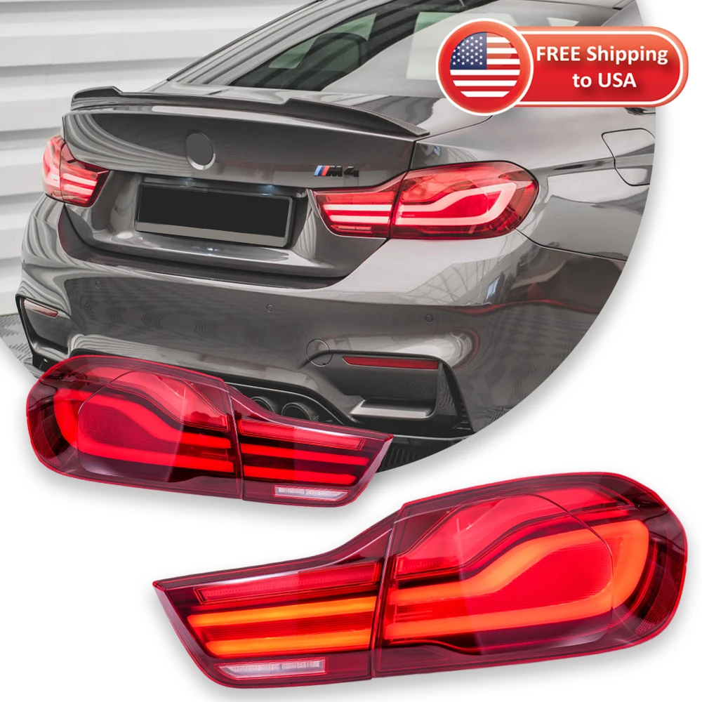 TYPY New LED Taillight Upgrade Modified Full Tail Lamp Car Accessories For BMW 4 Sreies F32 2013-2020 Dynamic Turn Signals