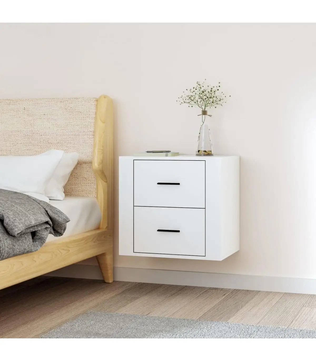 50x36x47 cm white wall bedside table storage lockers and cabinets