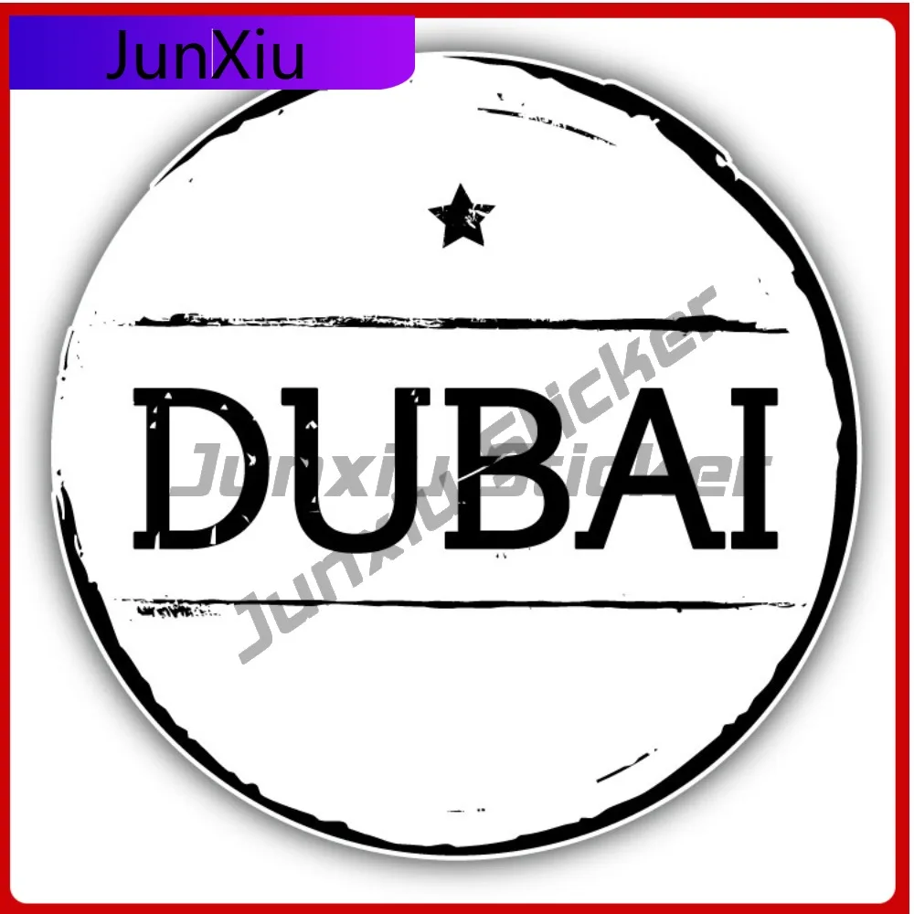 

Dubai Creative Sticker Stamp Travel Car Decal Bumper Stickers For Car Windows And Trunks Cool Style Bumper Use Waterproof Vin