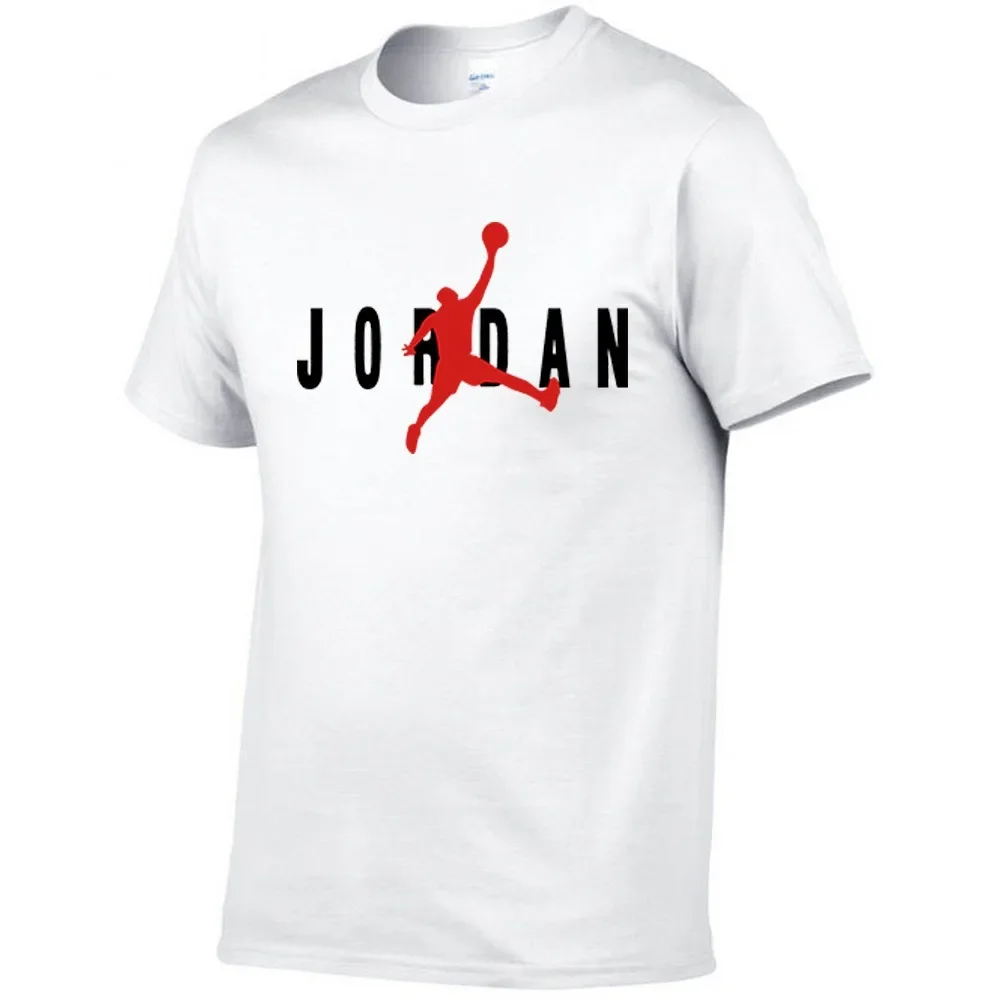 2026 Men's New  Short Sleeve Large T-shirt Cotton Sweat Absorbing Printed Sports T-shirt Men's Casual Fashion Short Sleeve