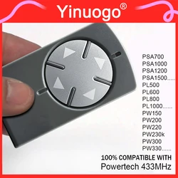 For POWERTECH Garage Door Remote Control 433MHz Rolling Code Compatible With Powertech PR2 PR4 PR1 Remote Control Transmitter