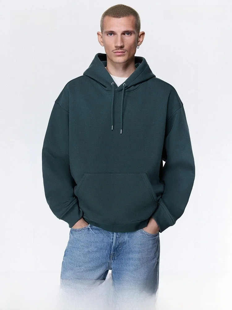 

Мужская толстовка свободного кроя H&M, летняя новинка, модель 0970819, повседневная удобная унисекс-толстовка, уличная мода