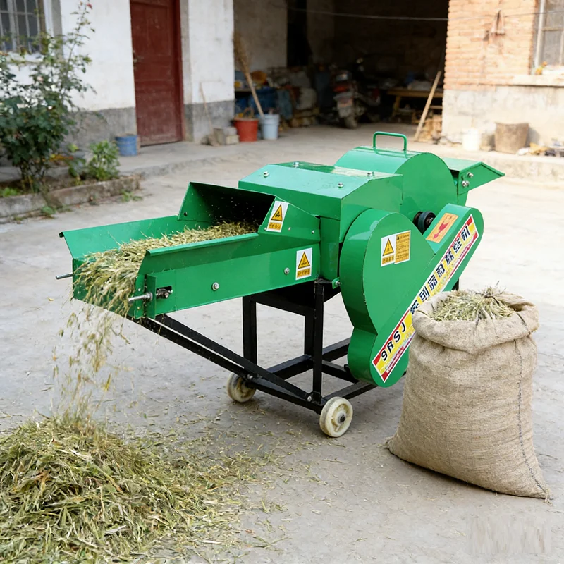 4T/H Hammer Mill for Agricultural Use - Straw Corn Maize Silage Grass Hay Cutter Chopper Grinder Shredder Machine for Farming