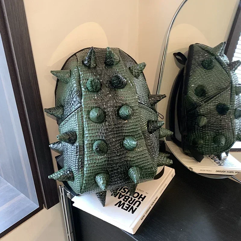 Fashion Hedgehog Shape PU Backpacks Large Capacity Backpacks 2026 High Quality  New Style Unique Design Personality School Bags