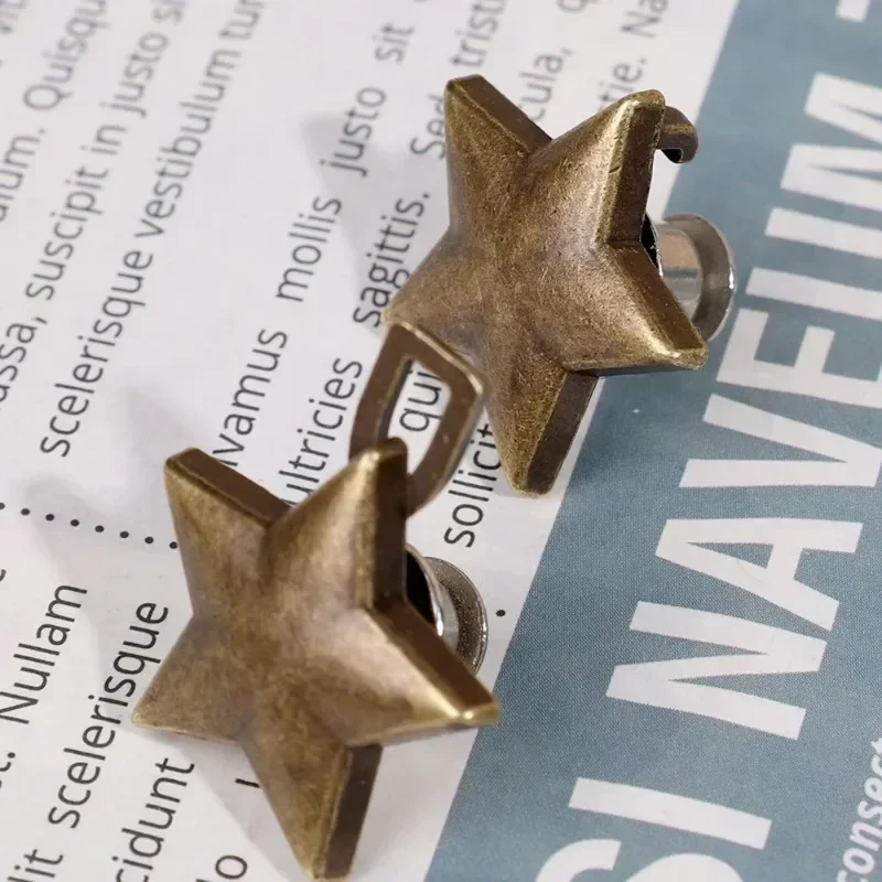 مشبك خصر قابل للتعديل لبانت جان ، شكل نجمة ، زر سبيكة قابل للفصل ، إكسسوارات ملابس ، أداة خياطة ذاتية الصنع ، مجموعة 1-8