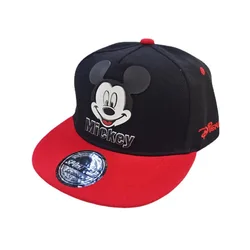 Disney Mickey Mouse Hat for Children Fashion Cartoon Snapback Boys and Girls Hip Hop Baseball Cap