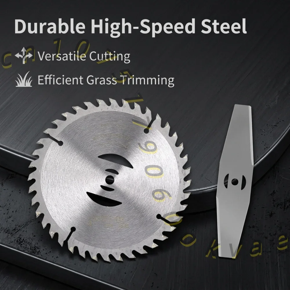 Cordless Lawn Mower Blades Replacement 6 Inch Steel Saw Blade Grass Trimmer Cutter Parts Garden Tools Accessories