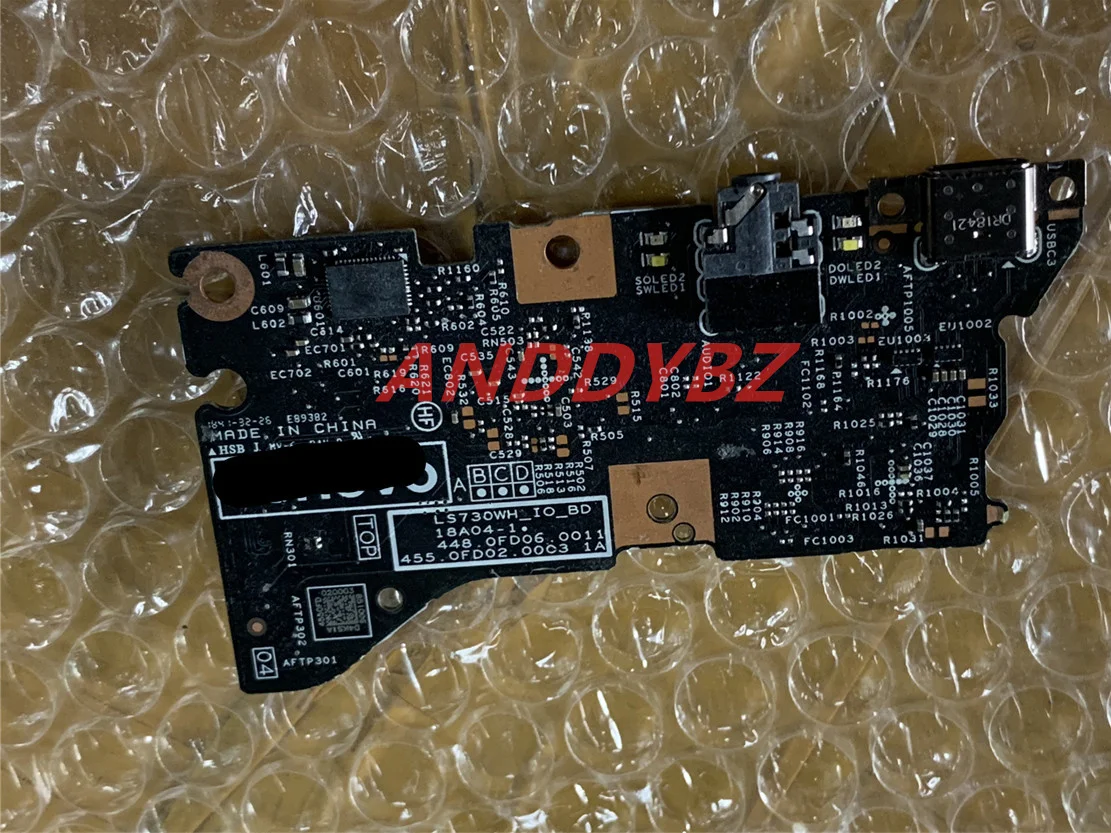 Genuine 448.0FD06 0011 455.0FD02 0003 LS730WH IO BD FOR LENOVO YOGA S730-13IWL USB Audio Board  tested good