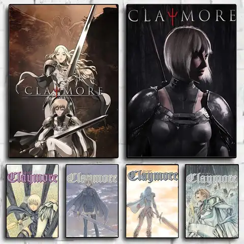 Poster claymore anime-AliExpress