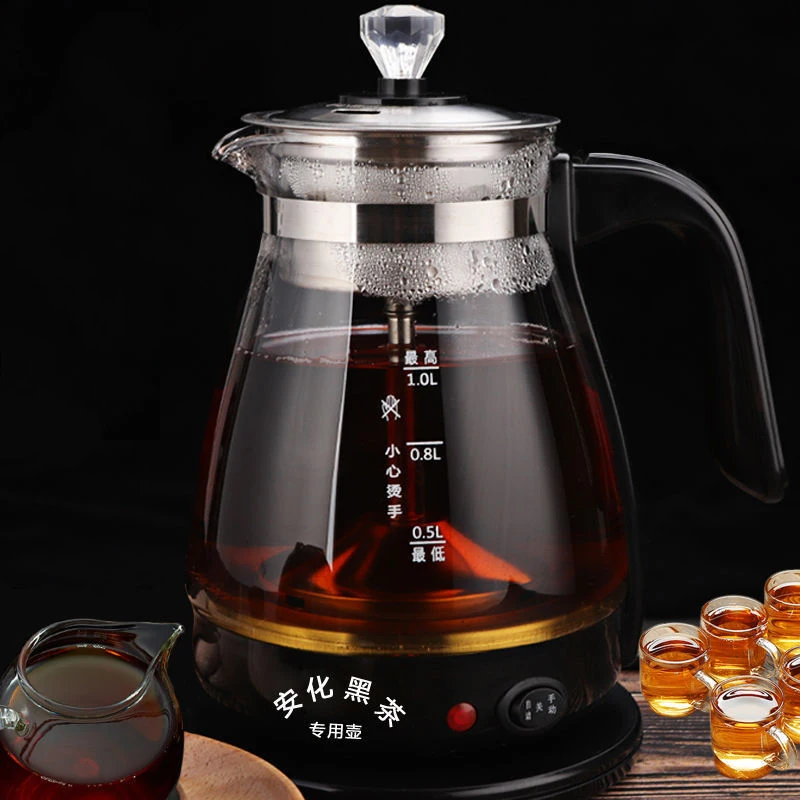 Tea Maker Glass Electric Steam Teapot Automatic Heat Preservation Samovar Kitchen Appliances  Hot and Cool Kettle Tea Pot