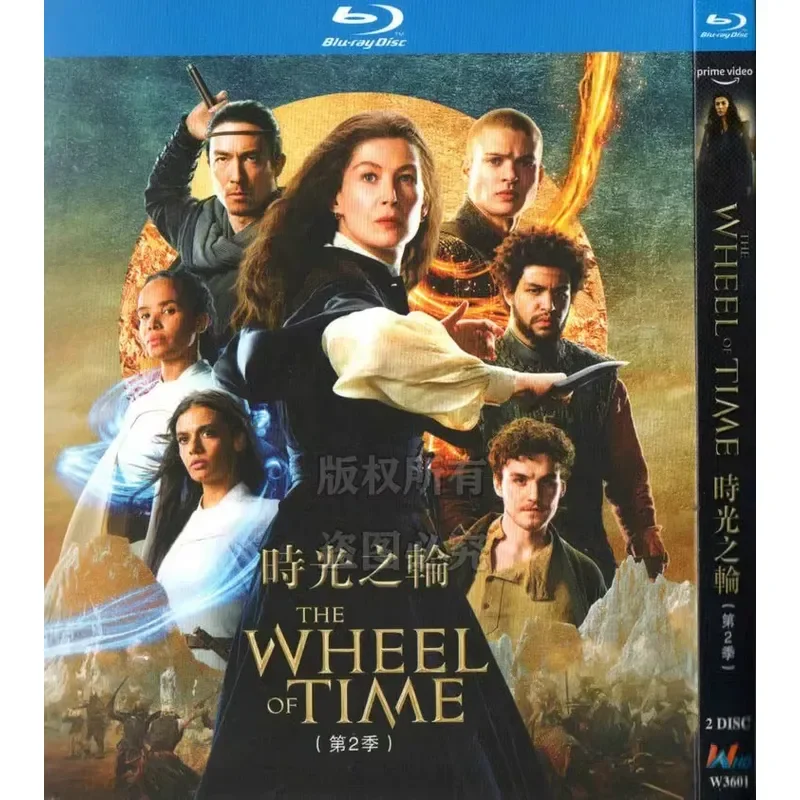 

Wheel of Time Seasons 1 and 2 American Fantasy Action Adventure TV Series BD Blu-ray High Definition 4 Disc