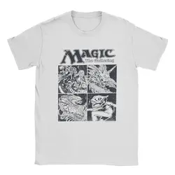 Magic Games Gathering MTG T-Shirts for Men Creature Box Up Vintage Cotton Tees O Neck Short Sleeve T Shirts Plus Size merch