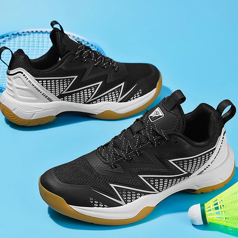 

New Men's Tennis Shoes, Breathable And Non Slip, Professional Training Badminton Shoes, Table Tennis Shoes, Fashionable Sports A