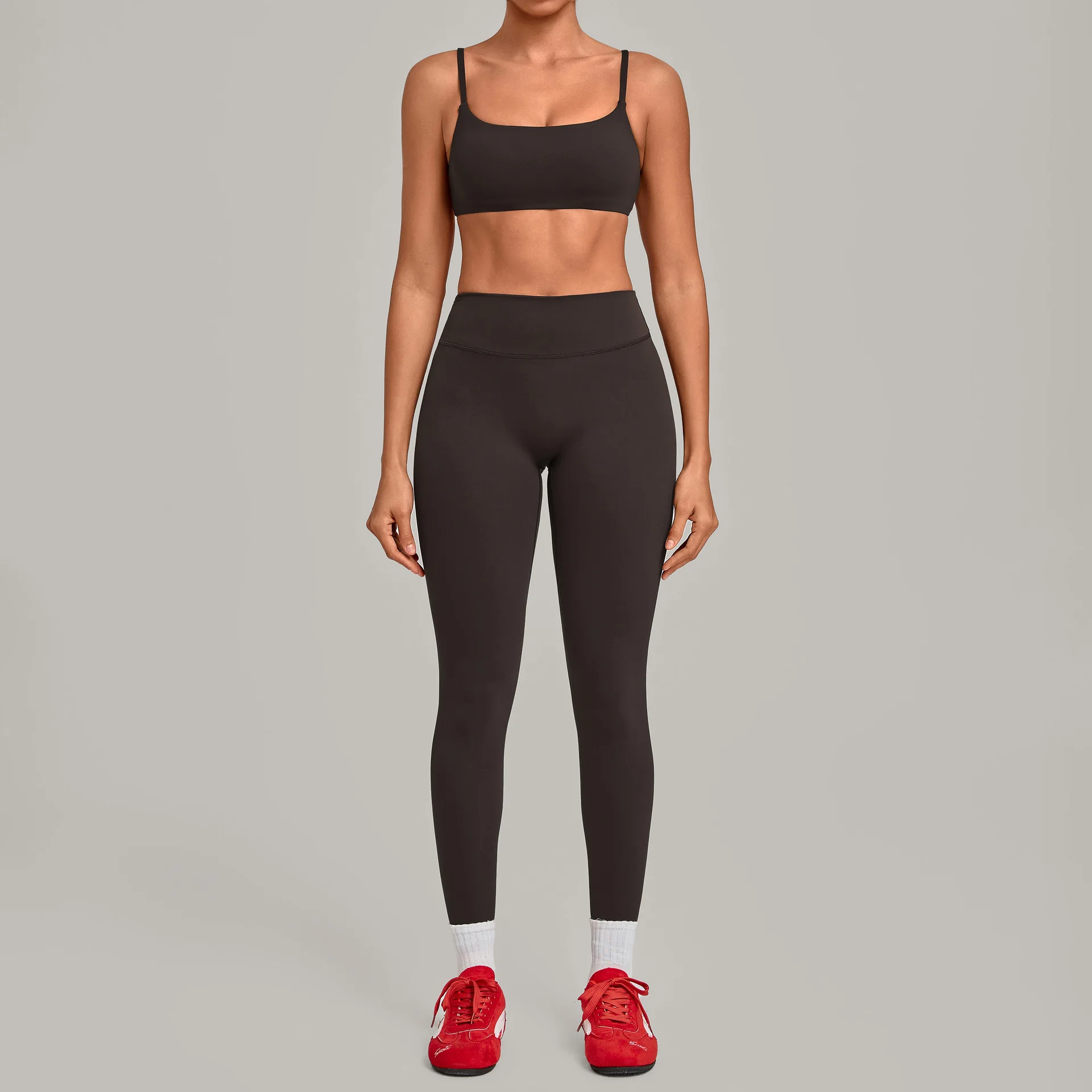 2pcs Women Yoga Clothes Sportswear Gym Exercise Pilates Fitness Clothes Push Ups Running High Waist Hip Lifting Cycling Yoga Set