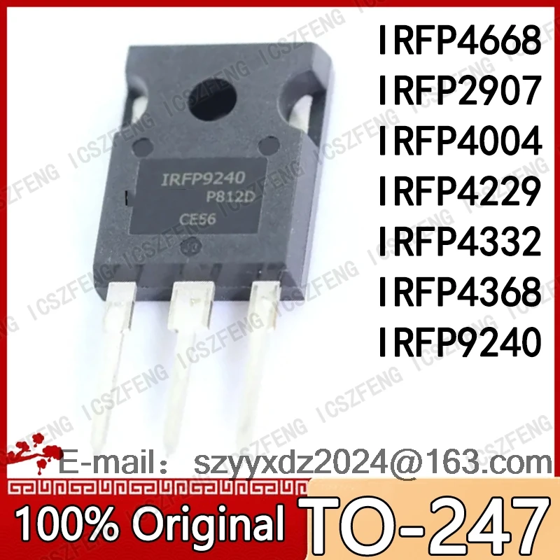 5Pcs/lot IRFP4668PBF IRFP4668 TO-247 IRFP2907 IRFP4004 IRFP4229 IRFP4332 IRFP4368 IRFP9240 IRFP2907PBF IRFP4368PBF IRFP9240PBF