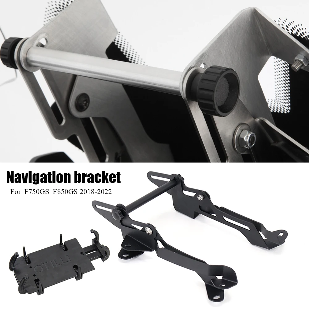 For BMW F750GS F750 GS F850GS F 850GS 2018 - 2022 New Motorcycle Screen Adjuster Phone GPS Navigaton Plate Bracket Bar Mount Fit