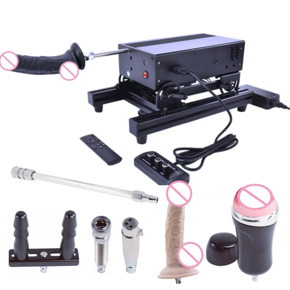 FREDORCH 200W Strong Power Sex Machine with Dildo Accessories Support Four Poles For Male Female Gay Adult Game Sex Product