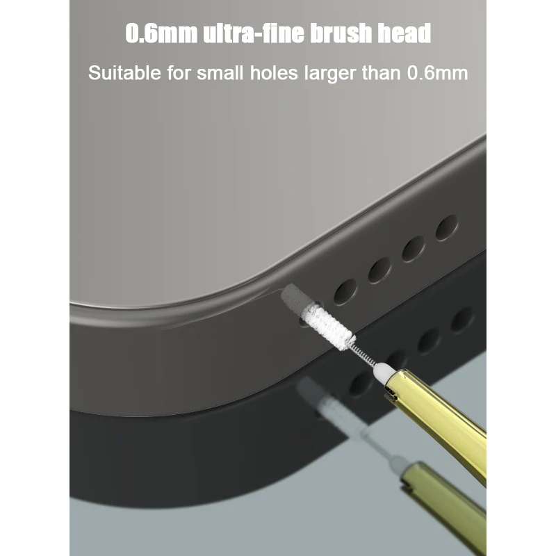 Kit detergente per Airpods 1 2 3 Pro spazzola per la pulizia multifunzione spazzola morbida floccaggio spugna strumento per la pulizia della custodia per auricolari Bluetooth