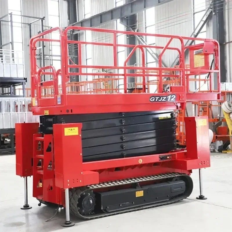 Portable Automatic Boom Lift with Electric Scissor Functionality for Construction and Maintenance