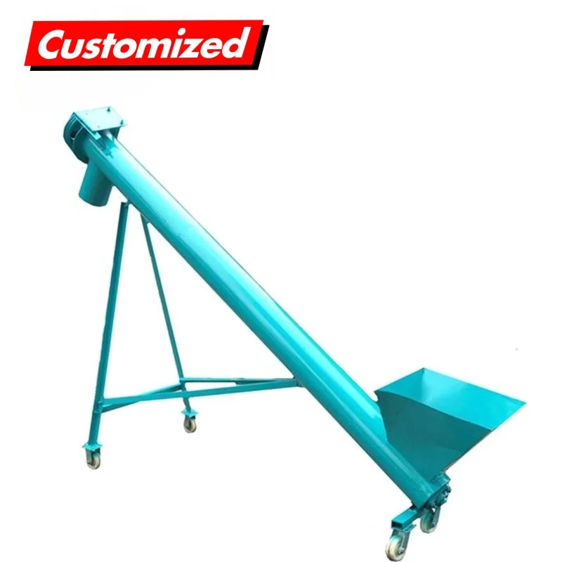 

OEM Custom Small Screw Auger Feeder Conveyor Feeding Machine For grain Powder With Hopper