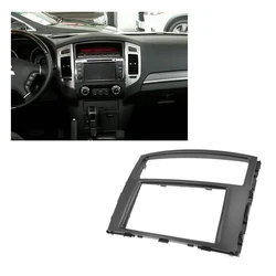 Fascia Fit For Mitsubishi Pajero Sport For Triton L200 2 Din Radio Frame Mounting Panel Dash Installation Bezel Trim Kit