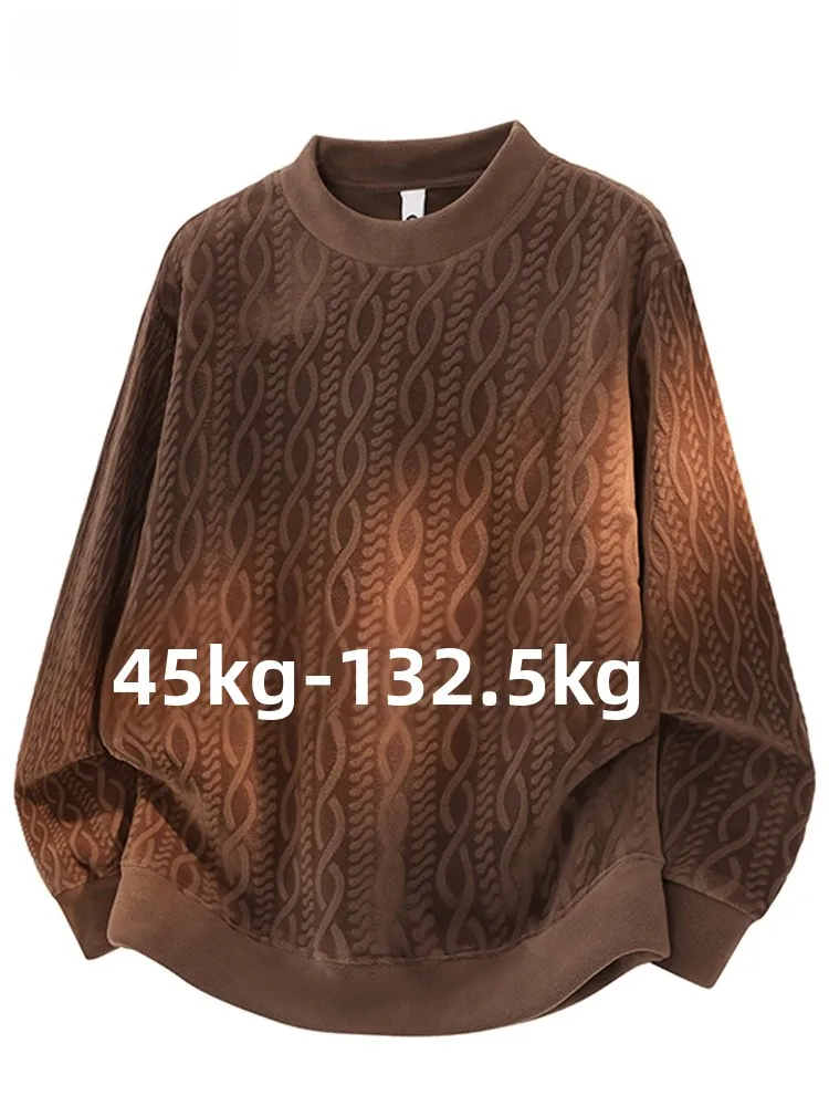 

Men's Oversized Hoodie Long Sve Pullover Sweatirt Autumn Winter Faion Urban Sle Polyester Fabric Warm round Ne