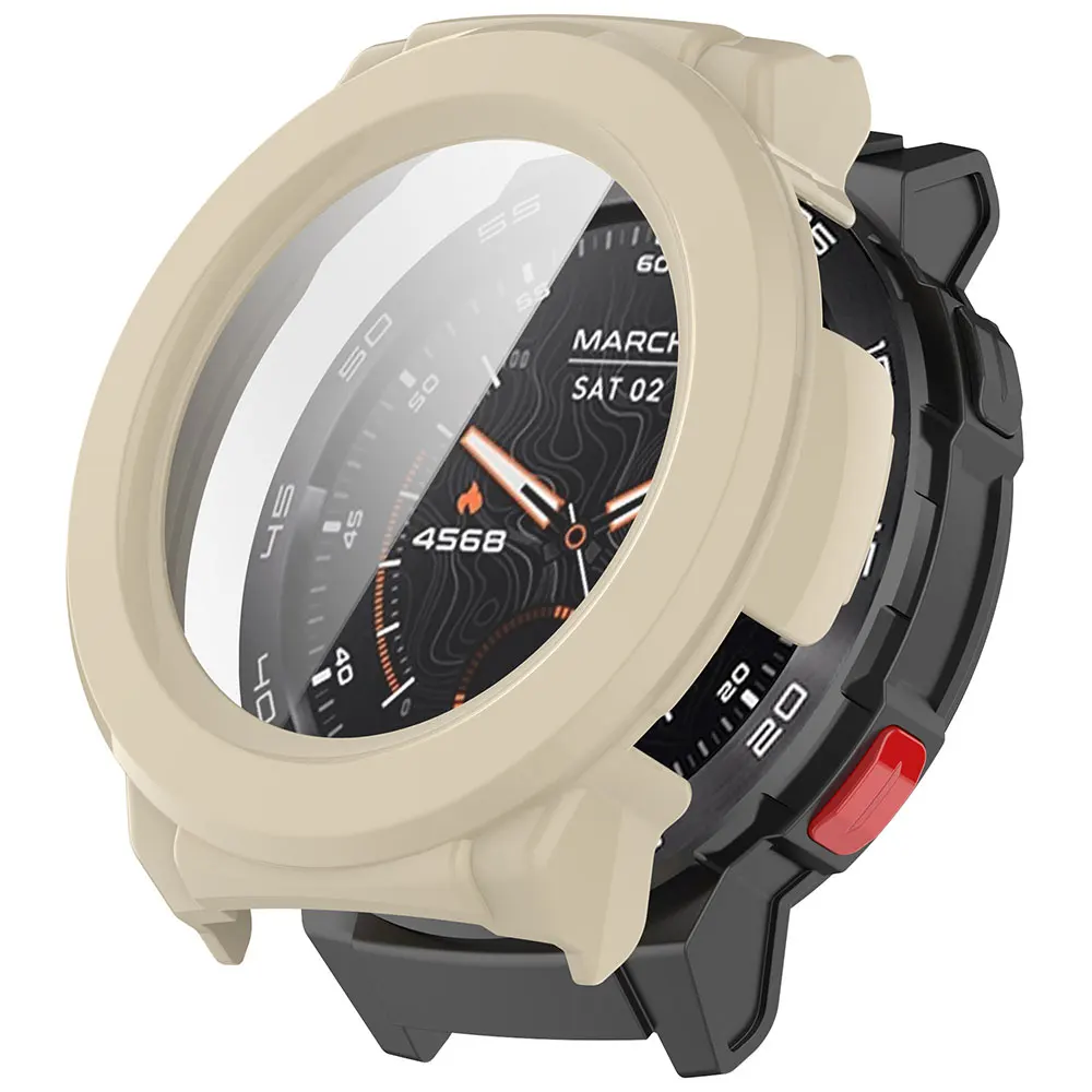 PC Watch Case + Glass Film For Mibro Gs pro Screen Anti-scratch Protector Cover With Tempered Glass Frame For Mibro Gs pro Cases view 4
