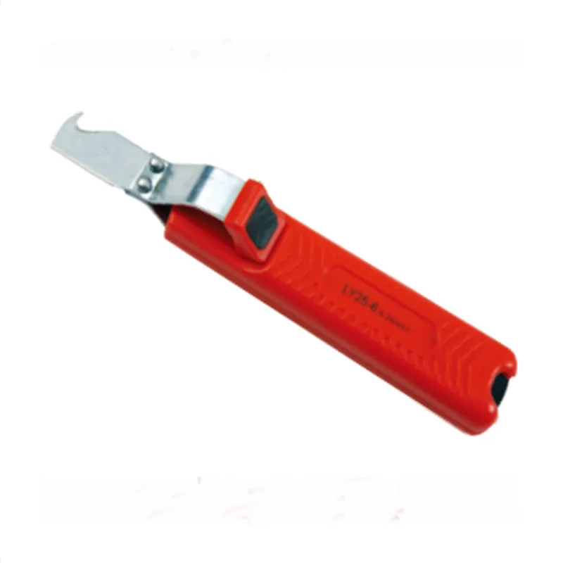 

Insulation Knife Wire Stripper 8-28mm Portable Rubber Handle Fastness Home Cable PVC Combined Tool For Stripping Removal