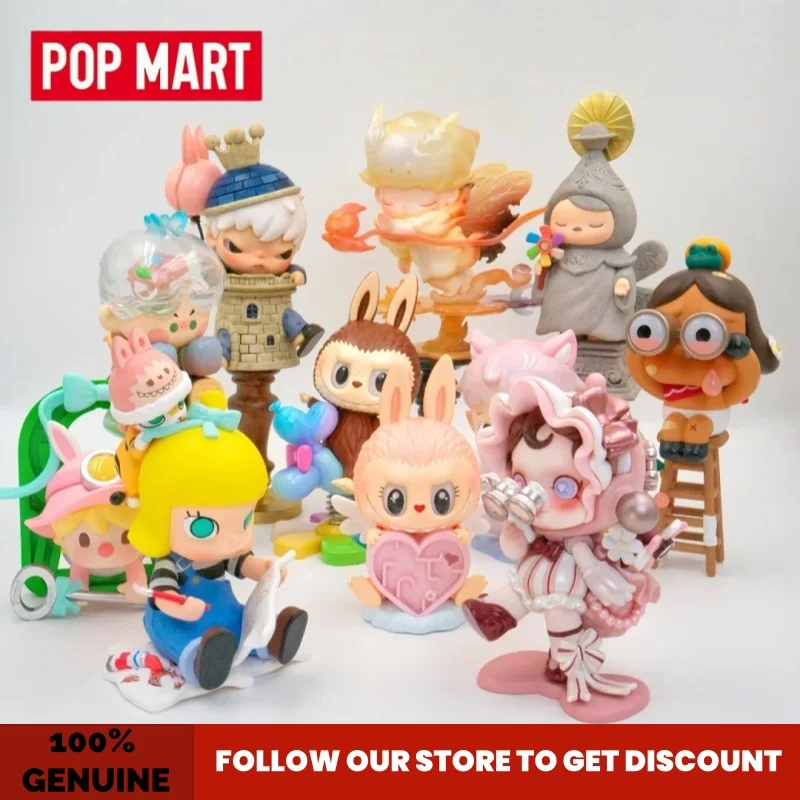 

Original Pop Mart Searching For Mokoko Series Blind Box Figure Trendy Toy Collectible Figures Decoration Mystery Ornament Gift