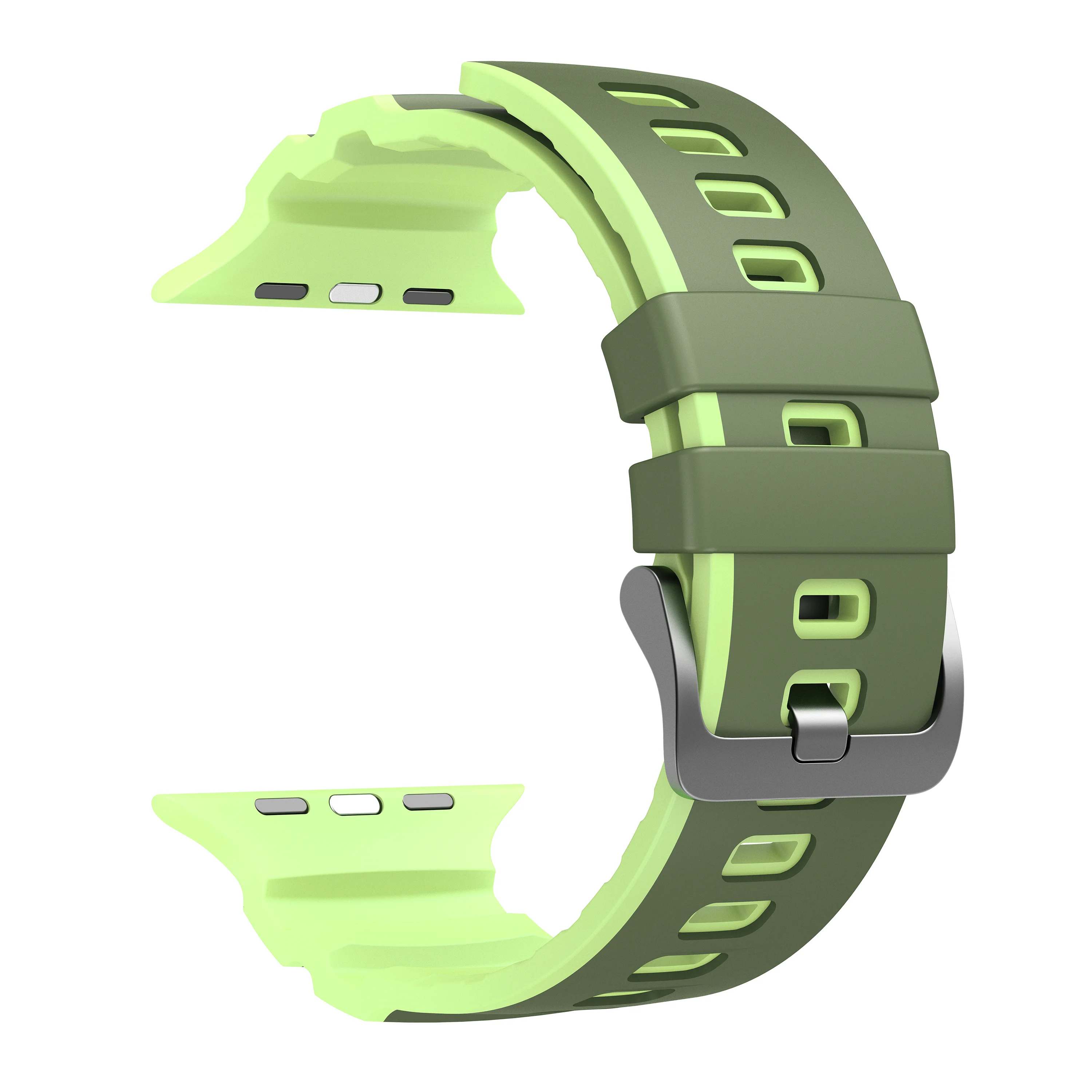 Für Apple Watch Ultra 2/3 Armband 49mm 46mm 45mm 44mm 42mm Trail Sport Silikon-Armband Correa Strap Series 11/10/9/8/7/SE 3 Gürtel – Detail 7