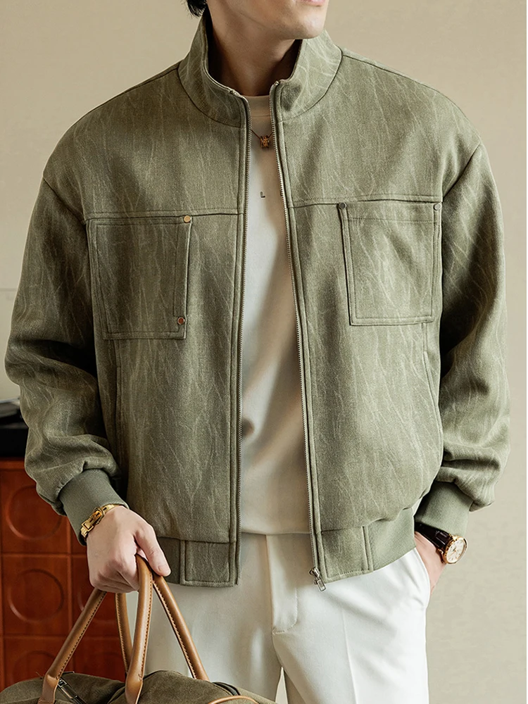 

Big & Tall 8XL Men Jacket High Street Plus Size Coat Oversized Casual Jacket Outerwear Korean Fashion Loose Autumn Winter Coats
