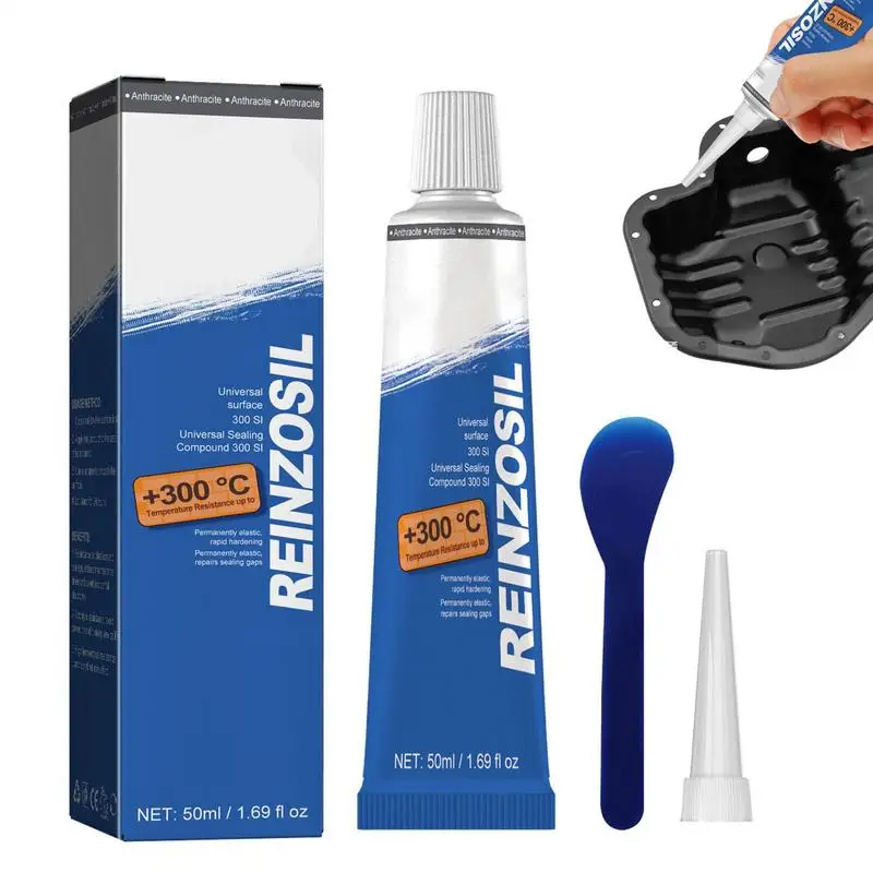 50ml Car Engine Gasket Adhesive Sealant High Temp Gasket Sealant Resistant Gasket-Free Glue Mechanical Equipment Crevice Filler
