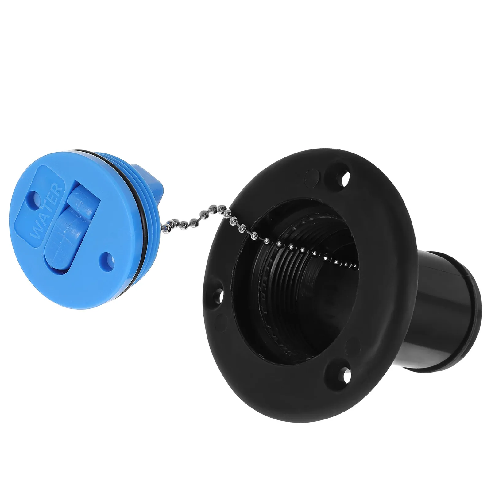 

ABS Plastic Water Hatch Cover for Rv Fresh Water Tank Boat Yacht Marine Deck Fill Inlet Cap Corrosion Resistant Fitting