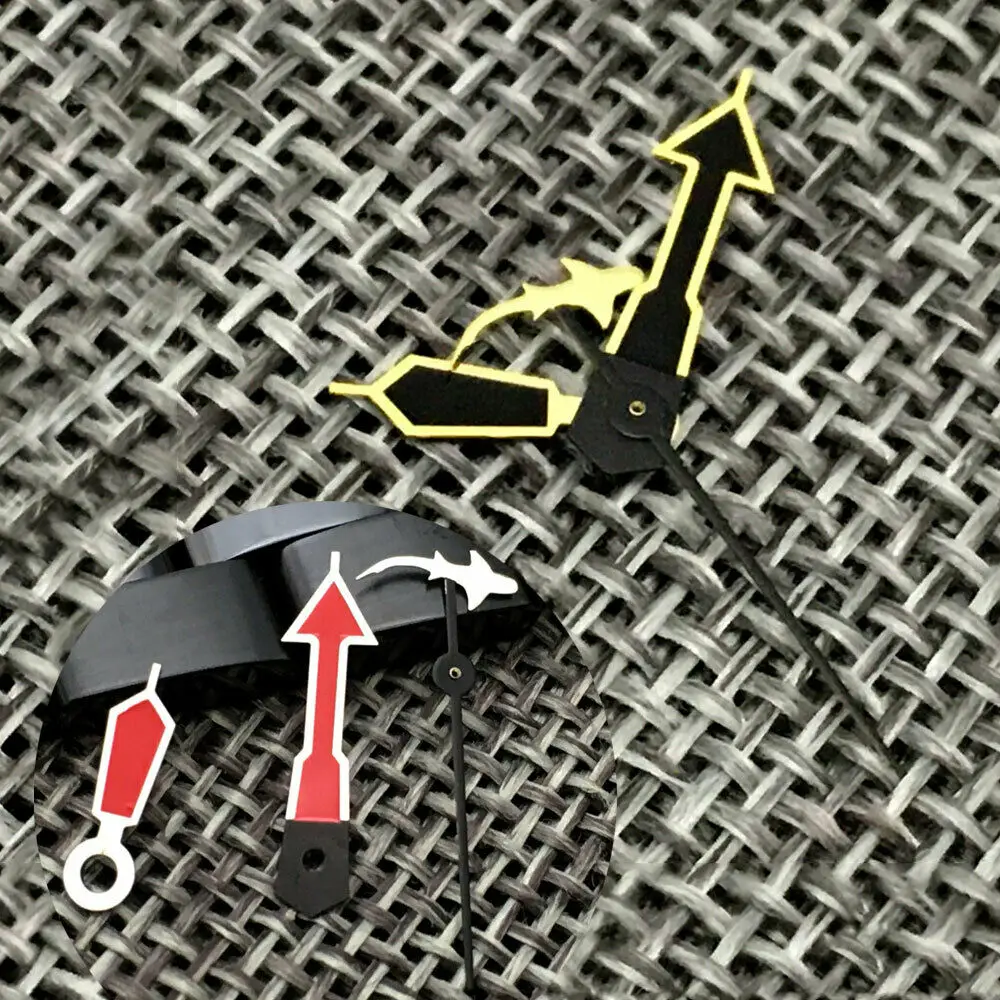 rekin pomarańczowy czerwony zegarek pasujący do mechanizmu NH35 NH36 7s35 4r35 7009 4r15 4r35