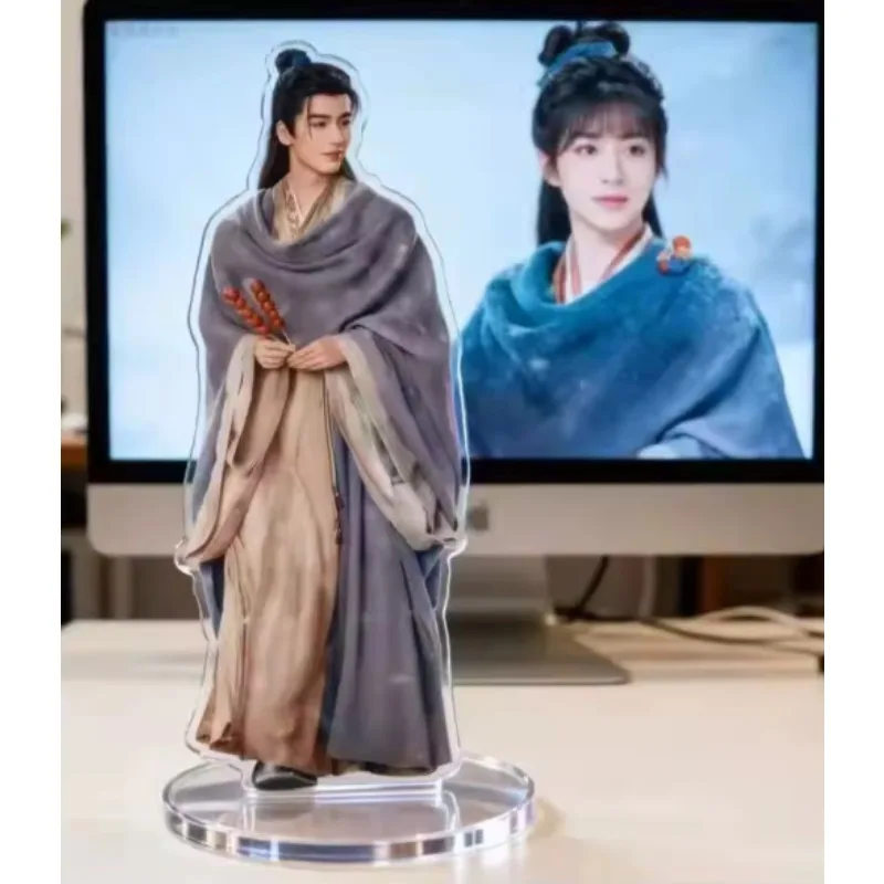 TV Drama Zhu Yu Peripheral Handsome Zhang Linghe Xie Zheng Pursuit of Jade Stand Keychains Desktop Ornaments for Fans Gifts