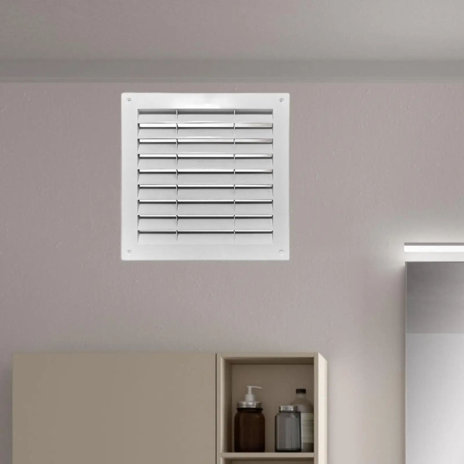 

Ventilation Grille Rvs Attic Vent Bathroom Wall Office Air Vent Louver Cover